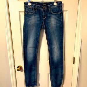 Women’s ReRock By Express Skinny Jeans, Medium Wash, Size 6 Regular